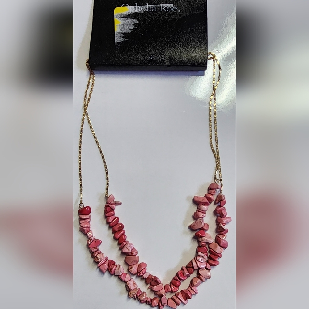 Ophelia Roe Pink Shell Necklace